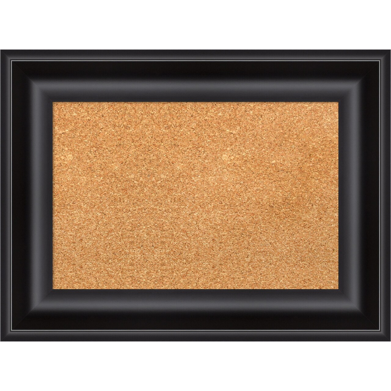 Cork Board, Grand Black Frame - Bulletin Board, Organization Board, Pin Board